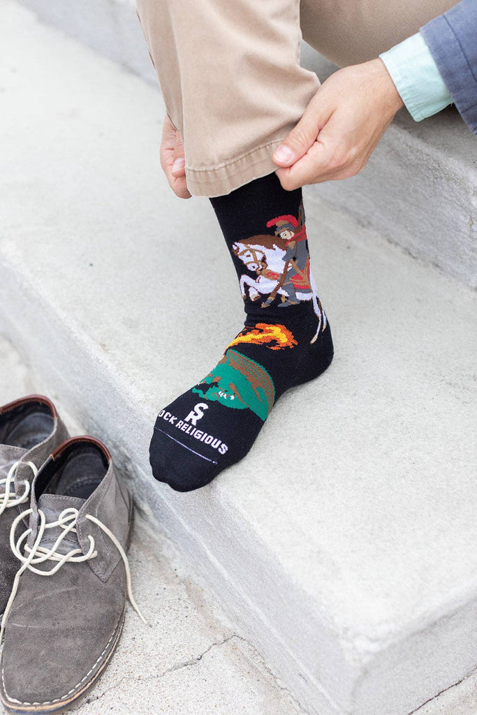 St. George Adult Socks – Catholic Book & Gift Store