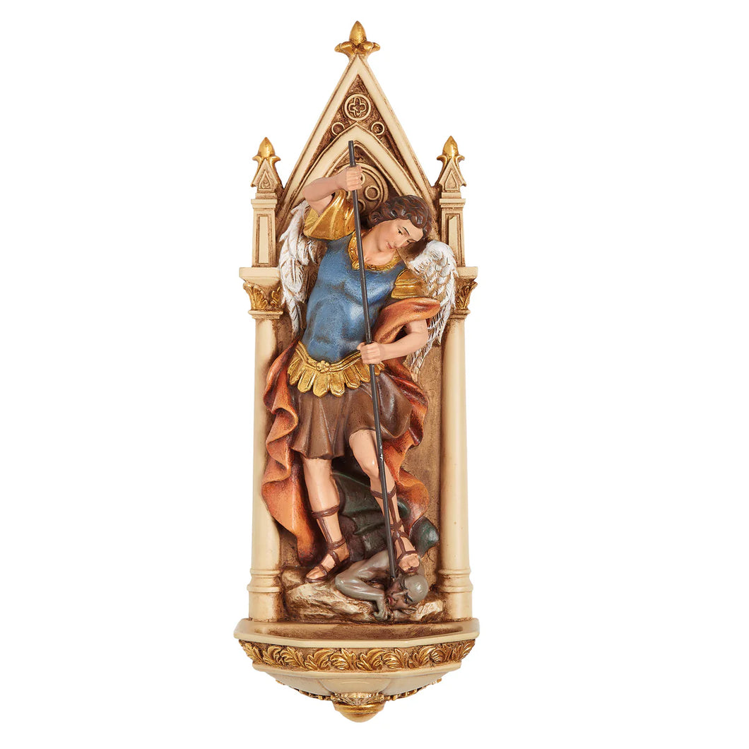 Joseph’s Studio St. Michael Water Font - Renaissance Collection