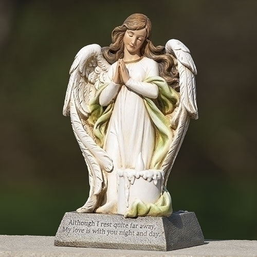 LED SOLAR ANGEL MEMORIAL GARDEN STATUE