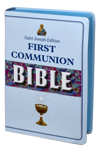 ST. JOSEPH EDITION FIRST COMMUNION BIBLE - NEW CATHOLIC BIBLE BLUE