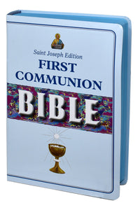 ST. JOSEPH EDITION FIRST COMMUNION BIBLE - NEW CATHOLIC BIBLE BLUE