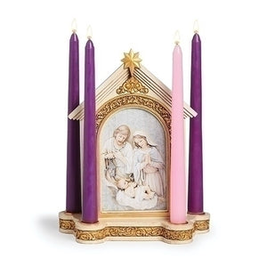 Holy Family Image Advent Candle holder