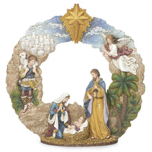 Joseph's Studio Lighted Nativity Wreath