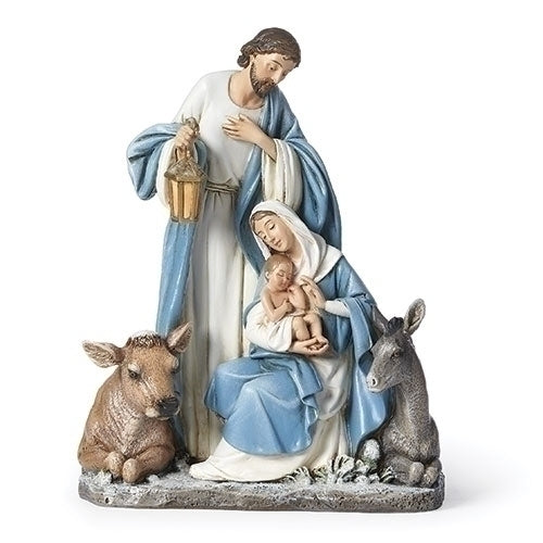 Holy Family Figure with Donkey and Ox