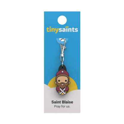 Saint Blaise Tiny Saints Charm
