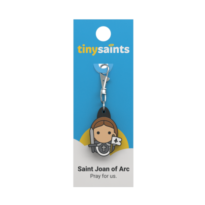 Saint Joan of Arc Tiny Saints Charm