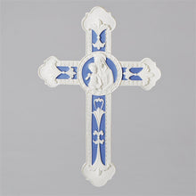 Madonna & Child Wall Cross - Della Robbia