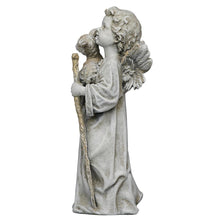 Joseph's Studio Angel with Lamb Garden Statue