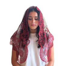 Veil ~ St. Catalina Thomas - Red