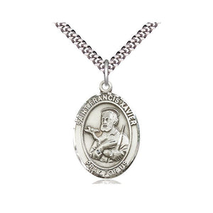 St Francis Xavier Oval Patron Saint Series Pendant – Catholic Book ...