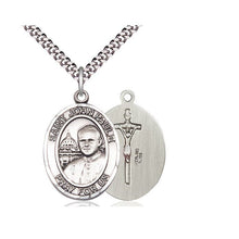 St. John Paul II Oval Patron Saint Series Sterling Silver Medal