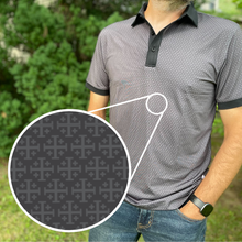 Jerusalem Cross Catholic Men's Performance Polo: XL