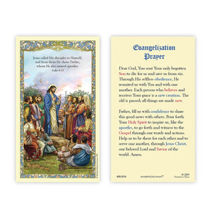 Evangelization Prayer Card