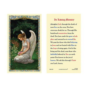 In Loving Memory Prayer Card