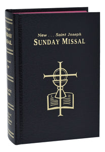 ST. JOSEPH SUNDAY MISSAL BLACK HARDCOVER - BOXED
