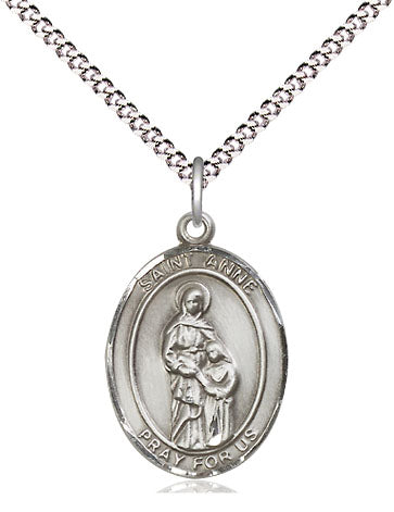 Sterling Silver St Anne Pendant