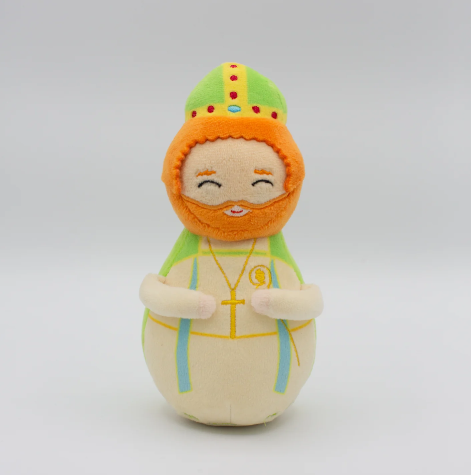 Mini Saint Patrick Plush Doll