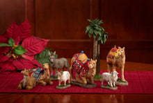3 Kings 23pc Set Real Life Nativity 5"H Lighted Stable
