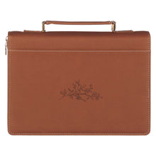 Trust Mottled Blush Faux Leather Fashion Bible Cover - Proverbs 3:5
