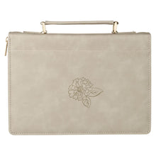Trust in the Lord Taupe Faux Leather Fashion Bible Cover - Proverbs 3:5