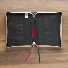 Trust in the Lord Taupe Faux Leather Fashion Bible Cover - Proverbs 3:5