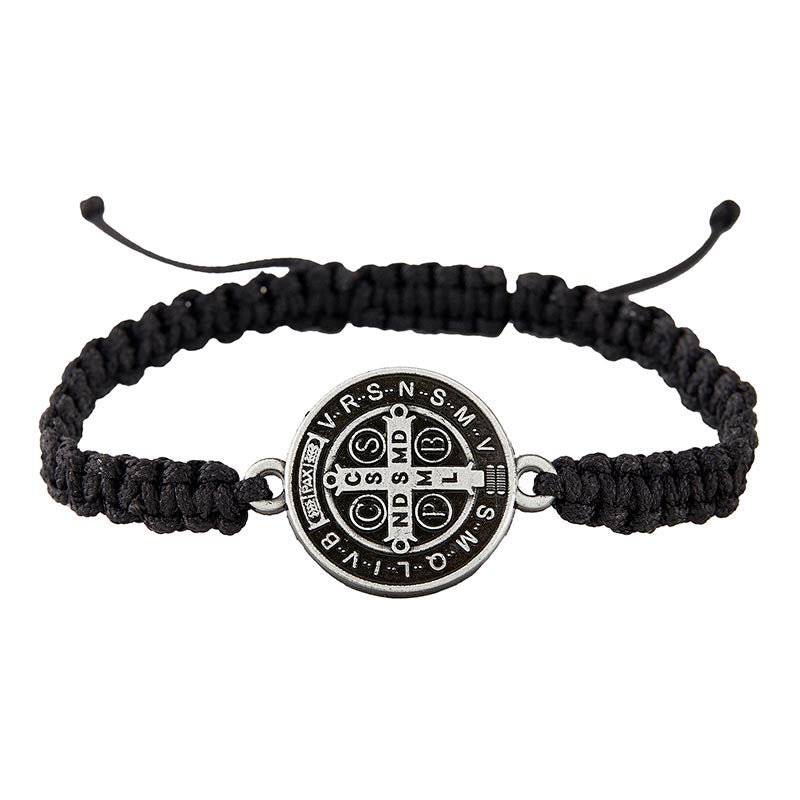 CREATEME™ Saint Benedict Medallion + Cross Bracelet - Winfinity Brands