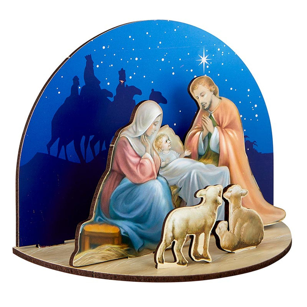 Holy Family Nativity 3D Desk Stand