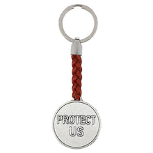 Braided Keychain - Saint Michael