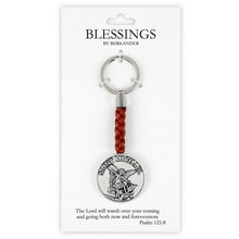 Braided Keychain - Saint Michael