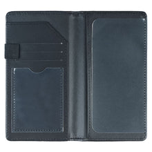 Trust in the Lord Blue Botany Faux Leather Checkbook Wallet - Proverbs 3:5