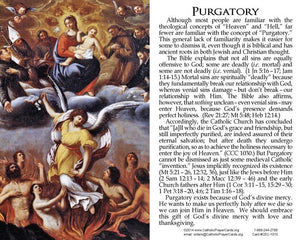 Purgatory Evangelization Holy Card