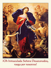 Spanish - Our Lady Undoer of Knots Prayer Card