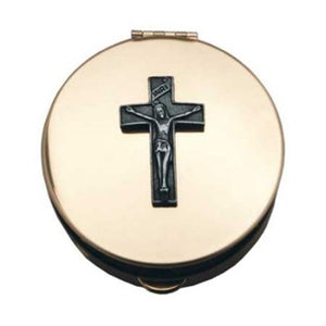 Gold PYX with Crucifix