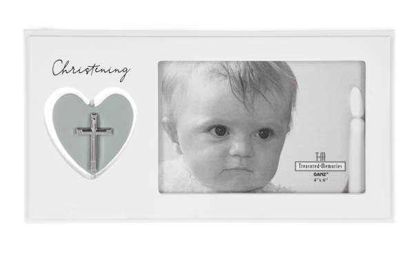 Spinning Heart Sacrament Frame - Christening