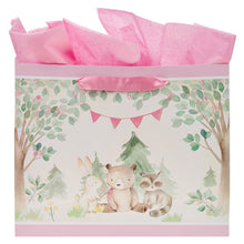 Everything Beautiful Forest Animals Large Landscape Gift Bag with Card Set - Ecclesiastes 3:11