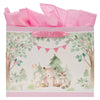 Everything Beautiful Forest Animals Large Landscape Gift Bag with Card Set - Ecclesiastes 3:11