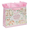 Everything Beautiful Forest Animals Large Landscape Gift Bag with Card Set - Ecclesiastes 3:11