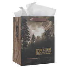 Be Strong in the Lord Woodland Large Portrait Gift Bag - Ephesians 6:10