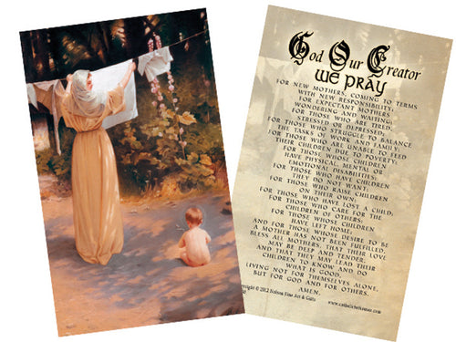 Polish Madonna Prayer Card