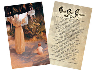 Polish Madonna Prayer Card