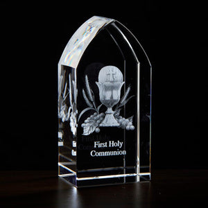 First Communion Etched Glass