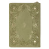 All Things Green Floral Faux Leather Classic Journal with Zipper Closure - Philippians 4:13