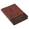 I Have Made You Two-tone Brown Faux Leather Journal with Zipper Closure - Isaiah 46:4