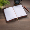 I Have Made You Two-tone Brown Faux Leather Journal with Zipper Closure - Isaiah 46:4