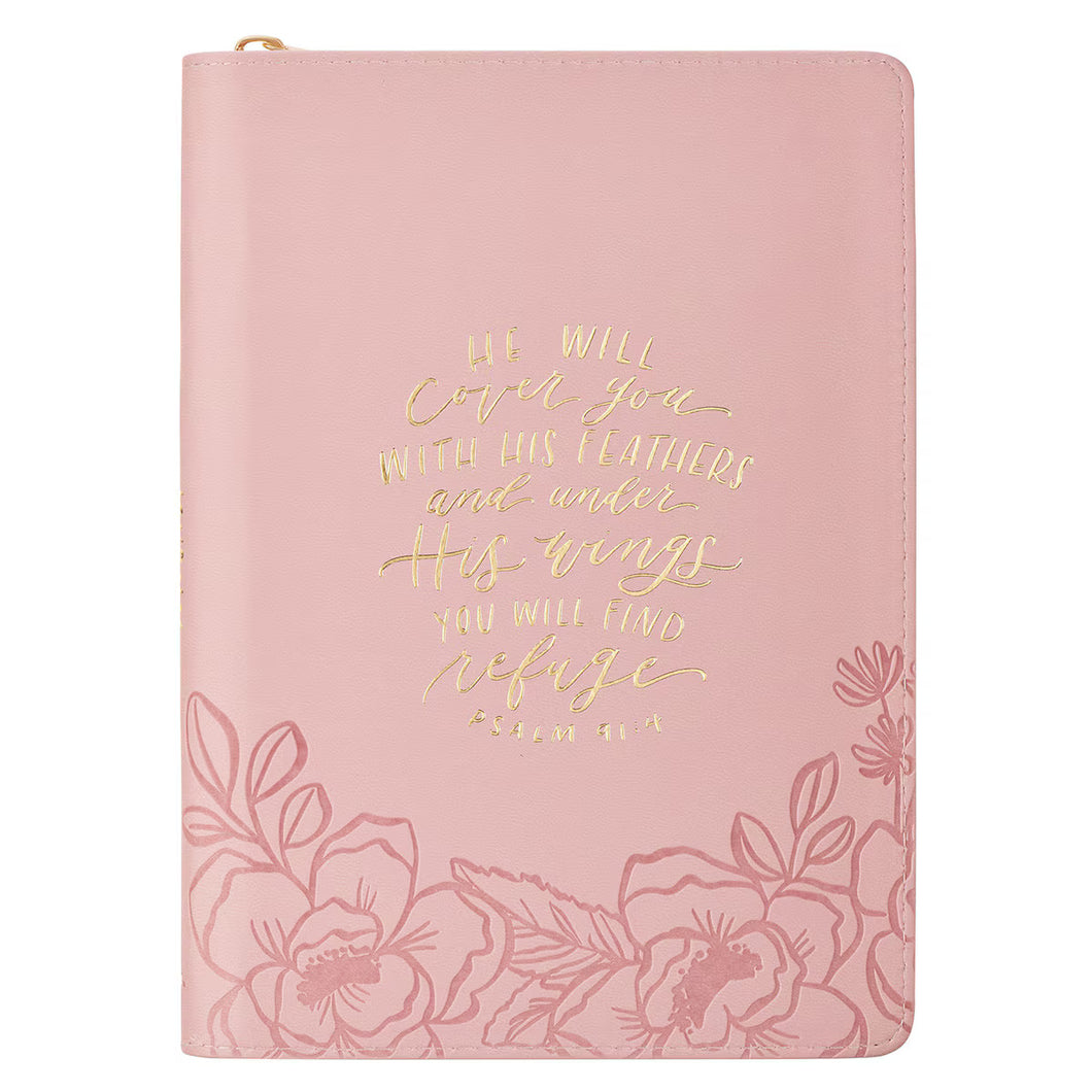 Leather Journal with Zipper
