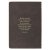 Amazing Grace Brown Crown of Thorns Classic Faux Leather Journal - Isaiah 53:3