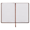 Amazing Grace Brown Crown of Thorns Classic Faux Leather Journal - Isaiah 53:3