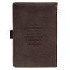 Man of God Espresso Brown Faux Leather Journal Cover with Magnetic Closure
