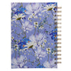 Pray Blue Blooms Spiral Journal - Job 22:27