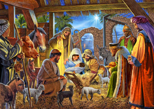 Joyous Nativity Christmas Cards Boxed